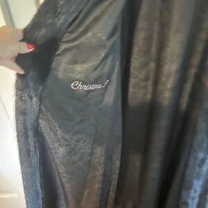 full length mink coat